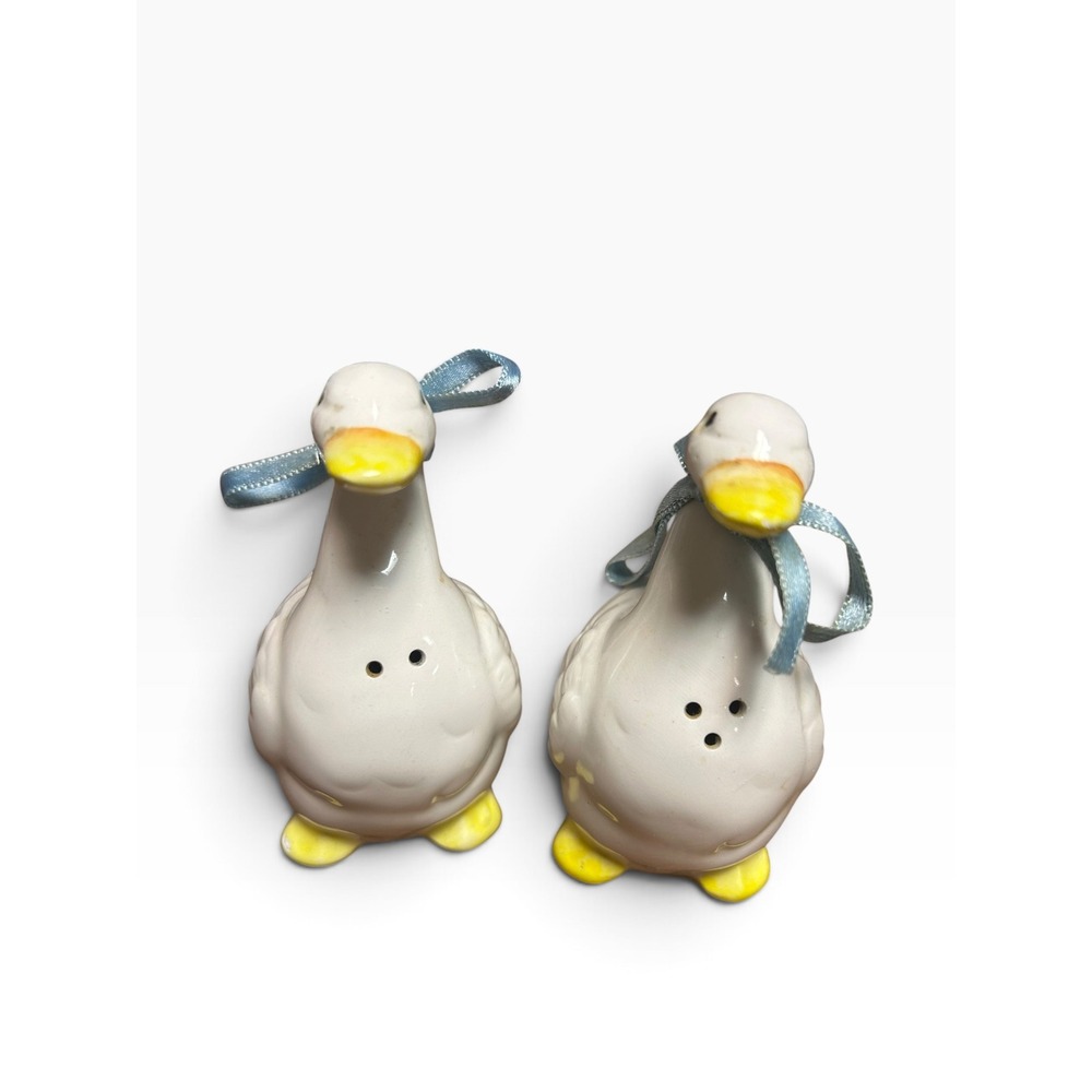 Vintage 1980s Ron Gordon Designs "Spice of Life" Goose Salt & Pepper Shakers